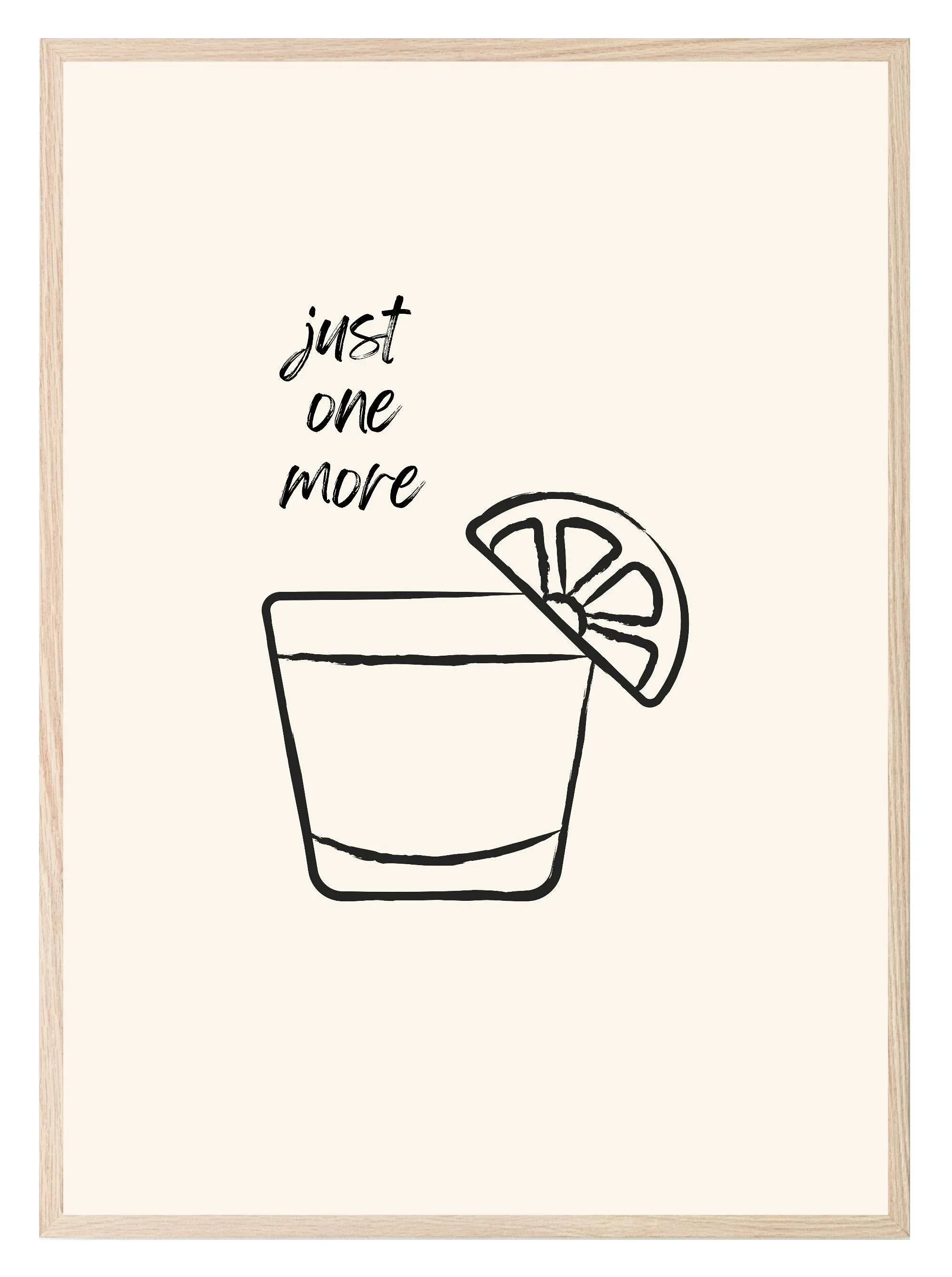 Just One More Print | Kitchen Wall Art - Larosier Prints