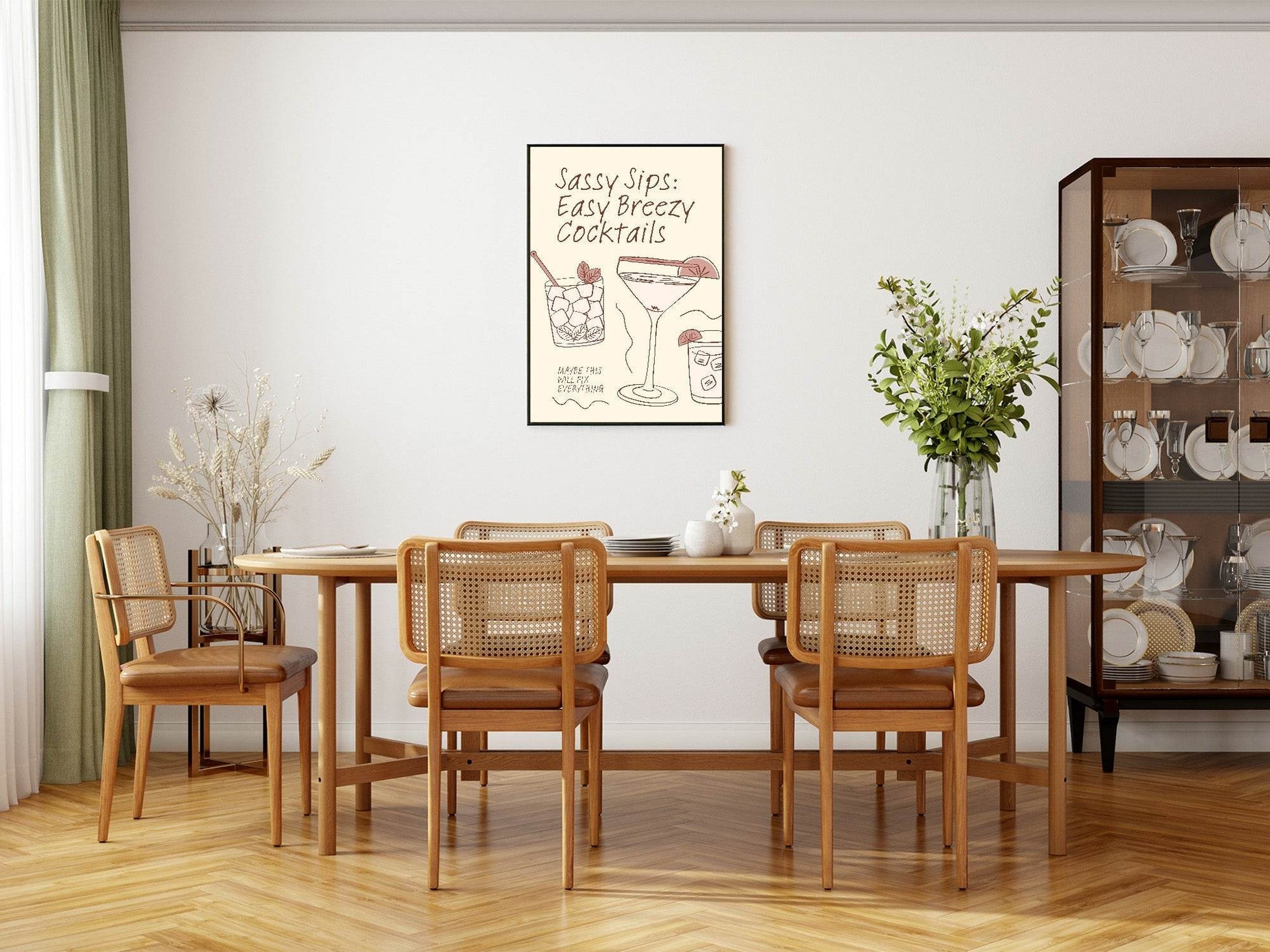 Sassy Sips Easy Breezy Cocktails Print