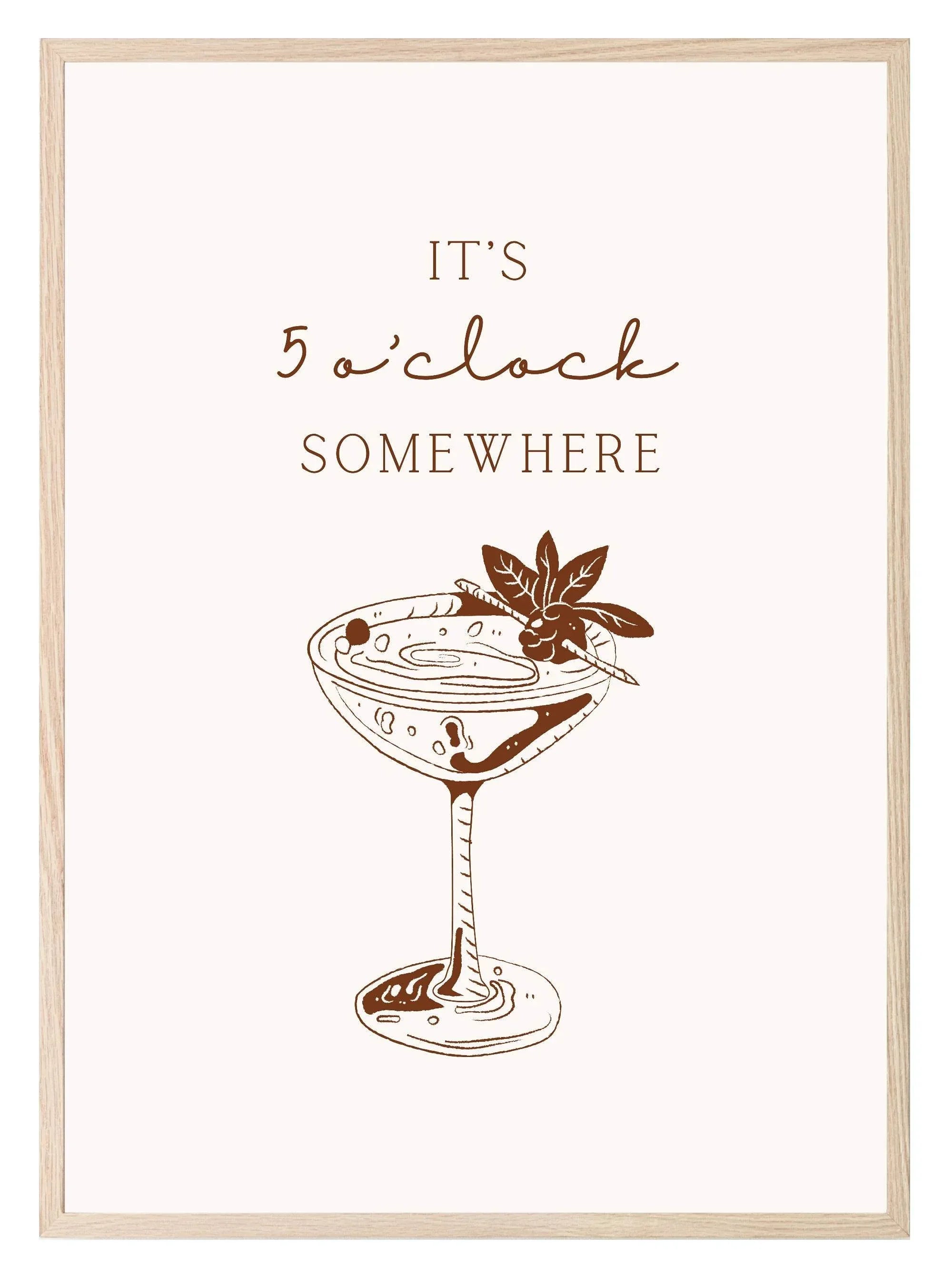 It's 5 O'clock Somewhere Print - Larosier Prints