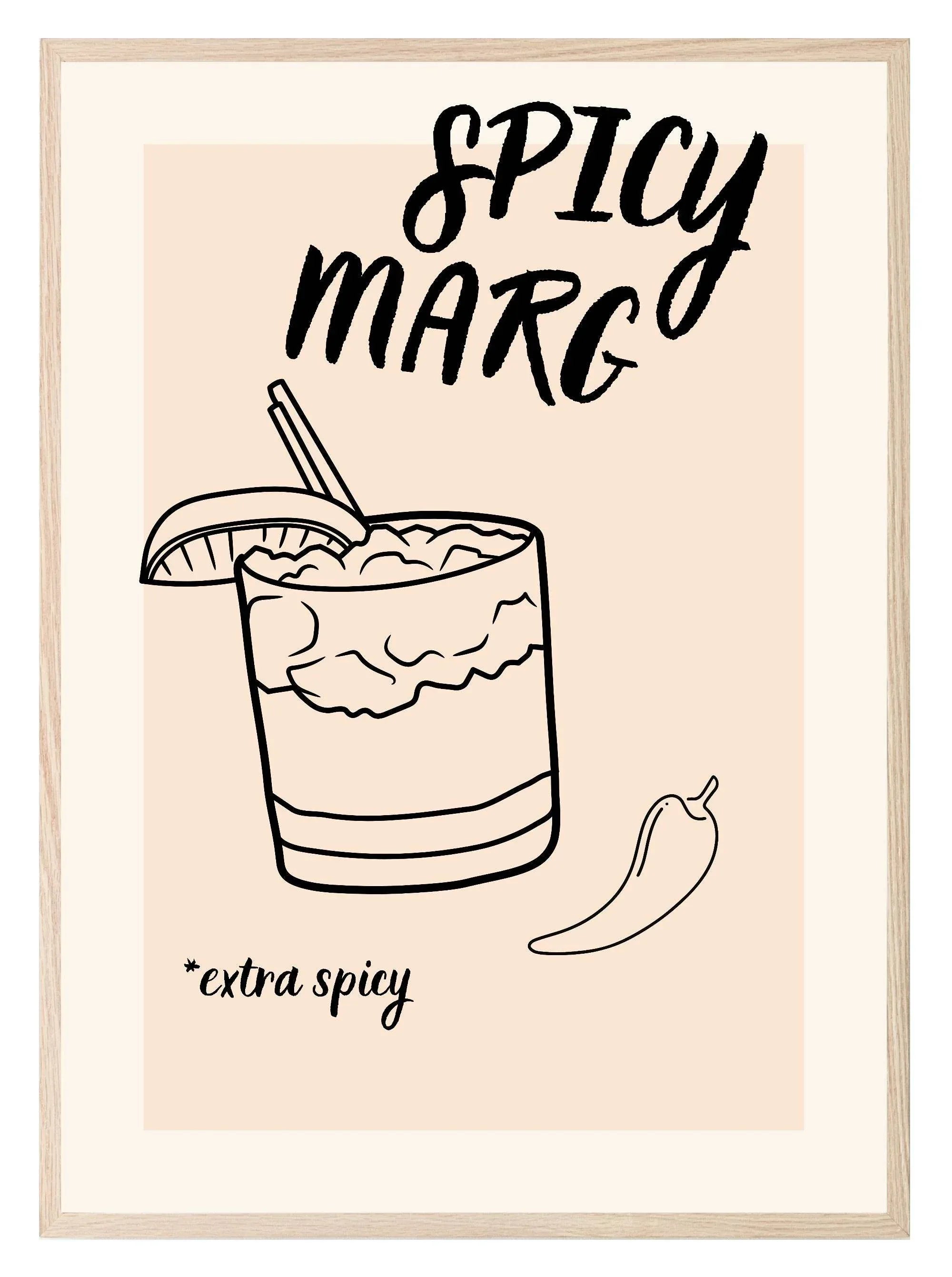 Spicy Marg Print | *Extra Spicy - Larosier Prints