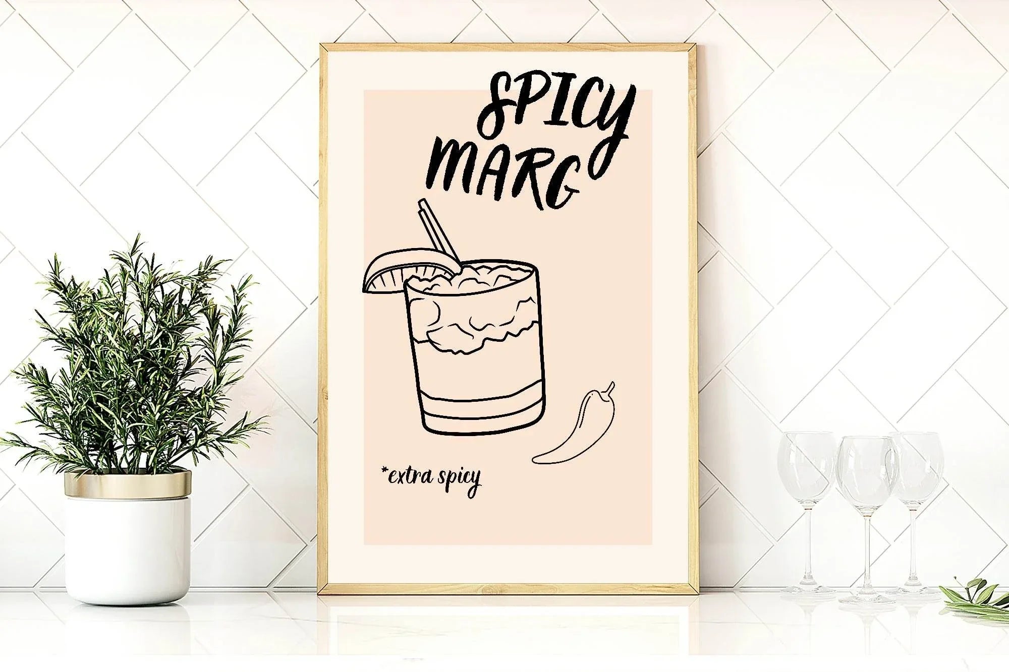 Spicy Marg Print | *Extra Spicy - Larosier Prints