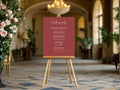 Rosewood Wedding Party Sign - List Special Roles - Larosier Prints
