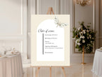 Dark Romance Vintage Moth Wedding Order of Service Sign | 18. Order of service 12