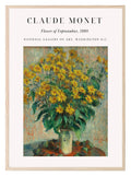 Flower Of Topinambur Print | Claude Monet Inspired Wall Art - Larosier Prints