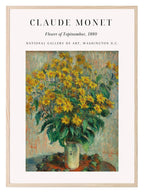 Flower Of Topinambur Print | Claude Monet Inspired Wall Art - Larosier Prints