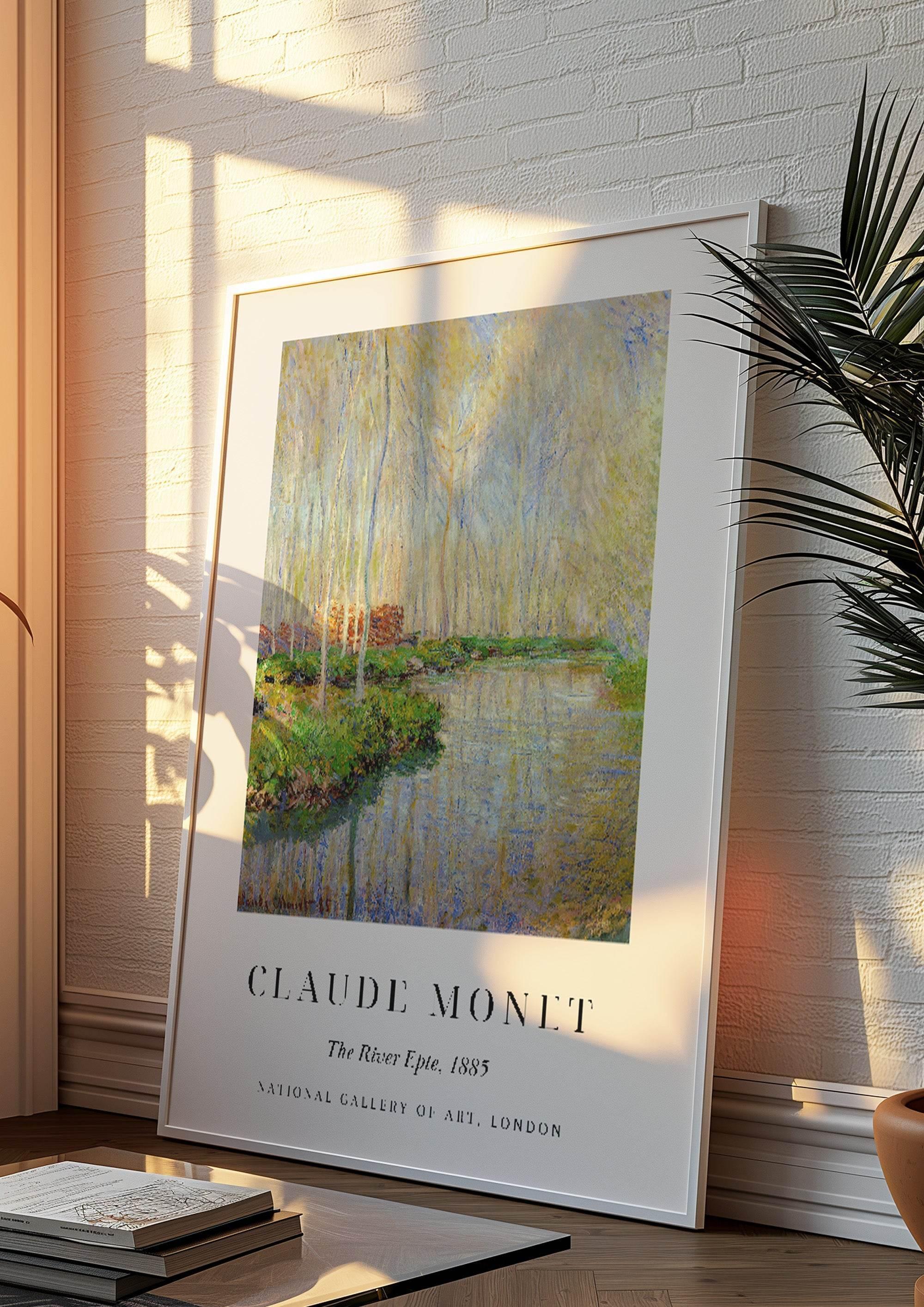 The River Epte Print | Claude Monet Inspired Wall Art - Larosier Prints