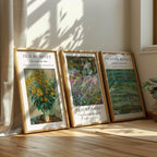 Flower Of Topinambur Print | Claude Monet Inspired Wall Art - Larosier Prints