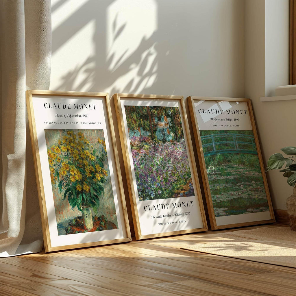 The Japanese Bridge Print | Claude Monet Inspired Wall Art - Larosier Prints