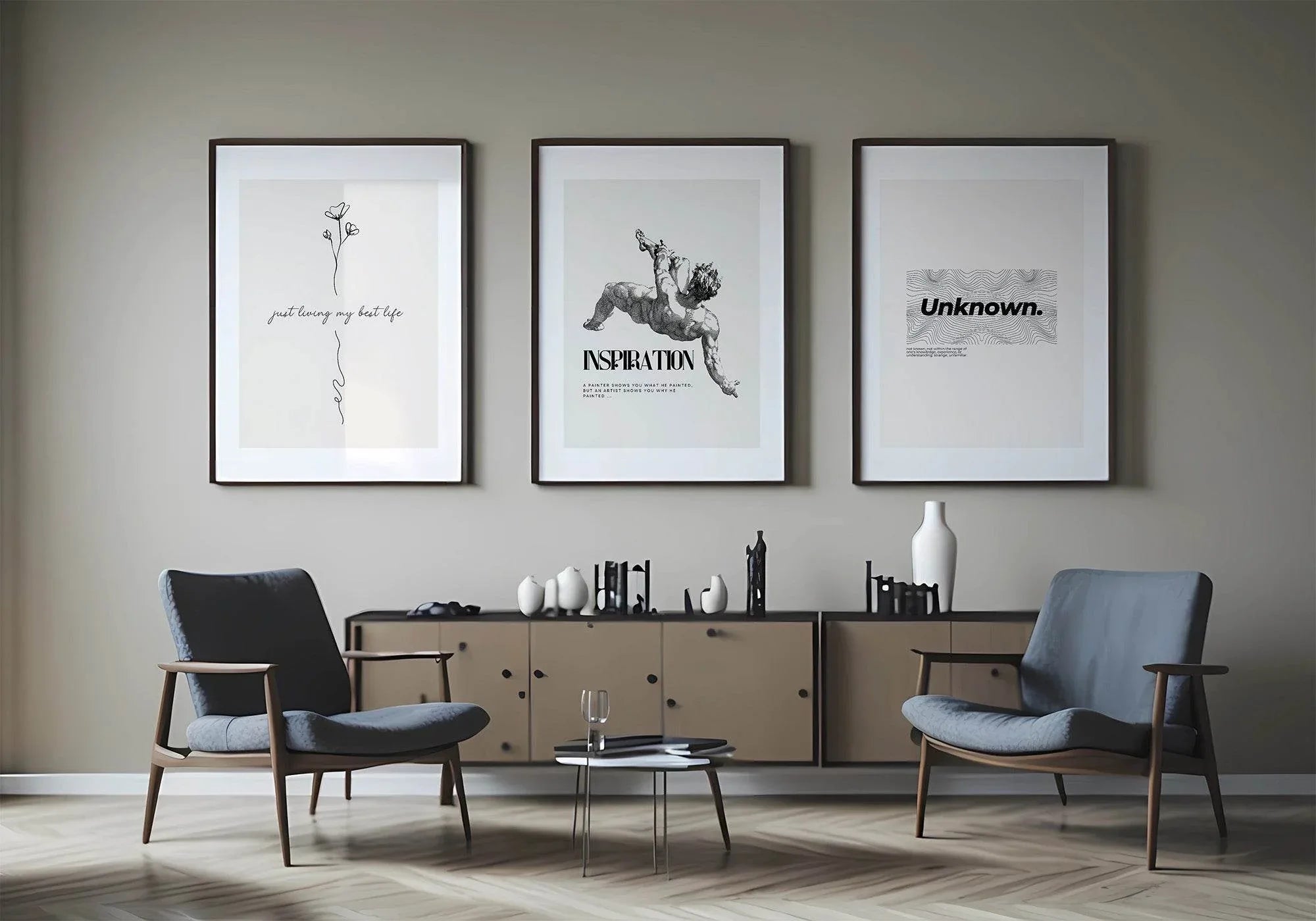 Just Living My Best Life Wall Art Print - Larosier Prints