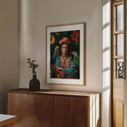 Frida Kahlo Inspired Wall Art Print | Feminist Artwork - Larosier Prints