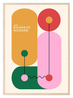 Bauhaus Inspired Wall Art Print | Modern Artwork | Colourful - Larosier Prints