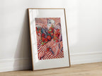 Strawberries in Jars Print | Contemporary Wall Art | Picnic Illustration - Larosier Prints