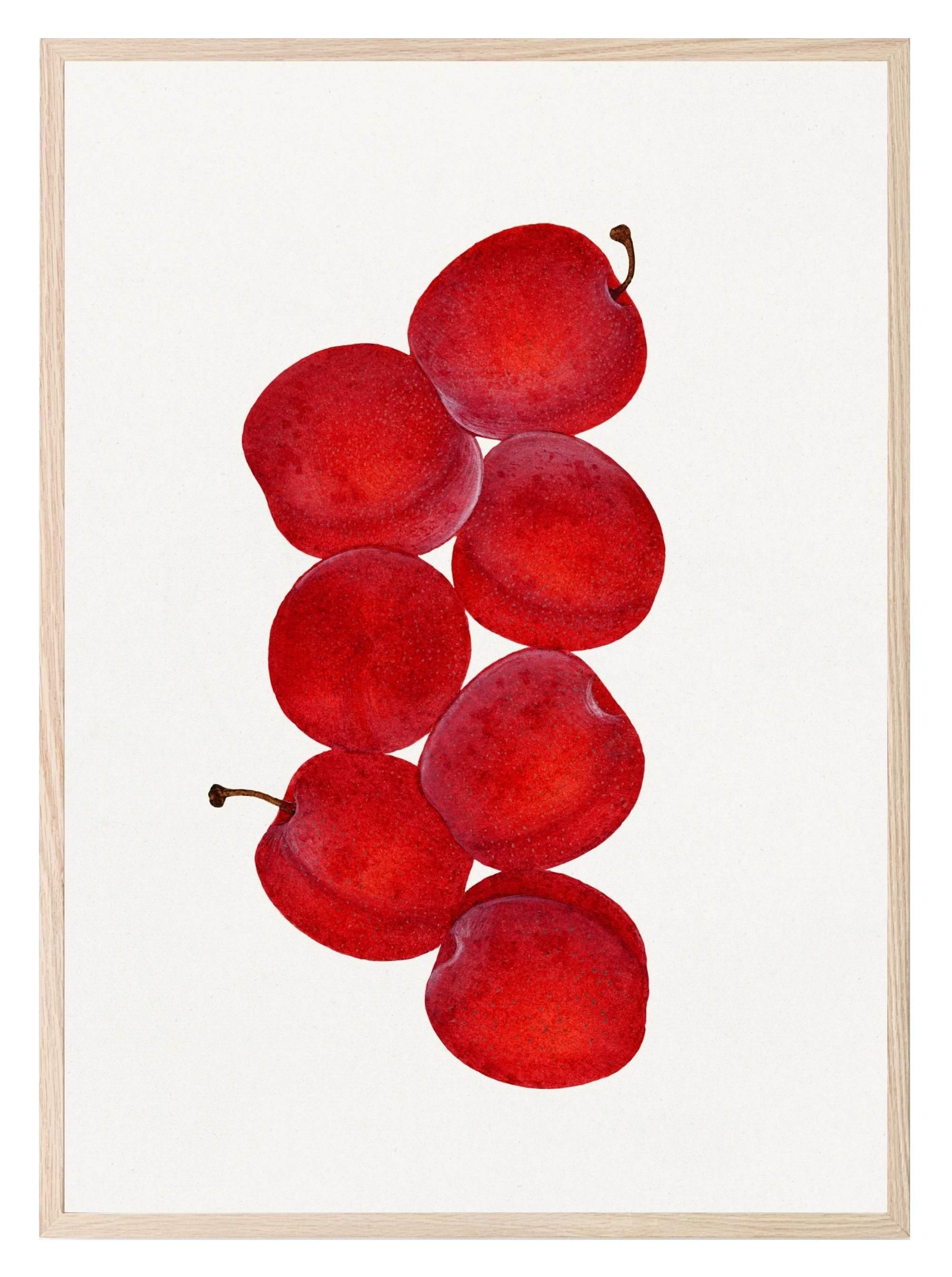 Plums Print | Vintage Wall Art - Larosier Prints