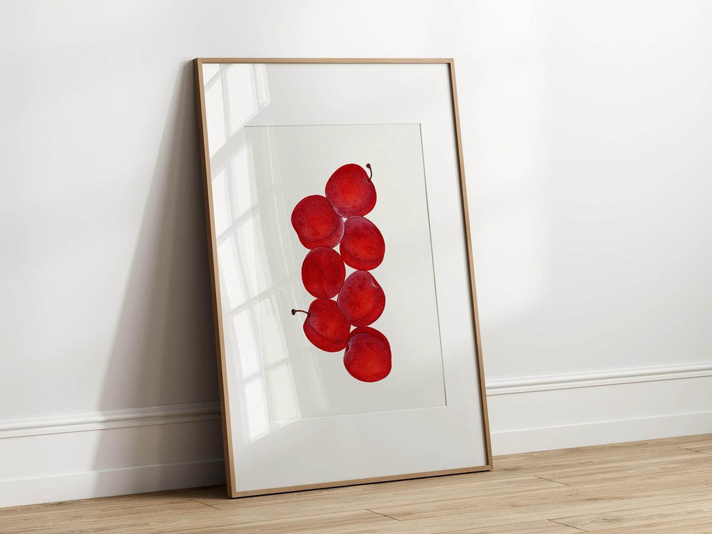 Plums Print | Vintage Wall Art - Larosier Prints