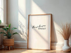 Positive Mindset Print | Motivational Wall Art | Modern Typography Quote - Larosier Prints