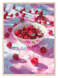 Cherries in a Bowl Print - Larosier Prints