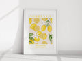 Sorrento Di Limone Print | Sorrentine Peninsula Citrus Art | Mediterranean Style - Larosier Prints