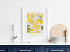Sorrento Di Limone Print | Sorrentine Peninsula Citrus Art | Mediterranean Style - Larosier Prints