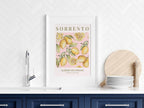 Sorrento Alberto Di Limone Print | Amalfi Coast Citrus Art | Pink - Larosier Prints