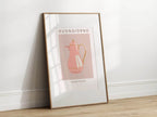 Buongiorno Principessa Print | Pink Kettle Wall Art | Italian-Inspired Design - Larosier Prints