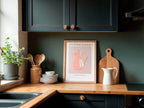 Buongiorno Principessa Print | Pink Kettle Wall Art | Italian-Inspired Design - Larosier Prints