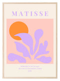 Berggruen & Cie Print | Matisse-Inspired Jazz Art | Purple Orange Pink - Larosier Prints