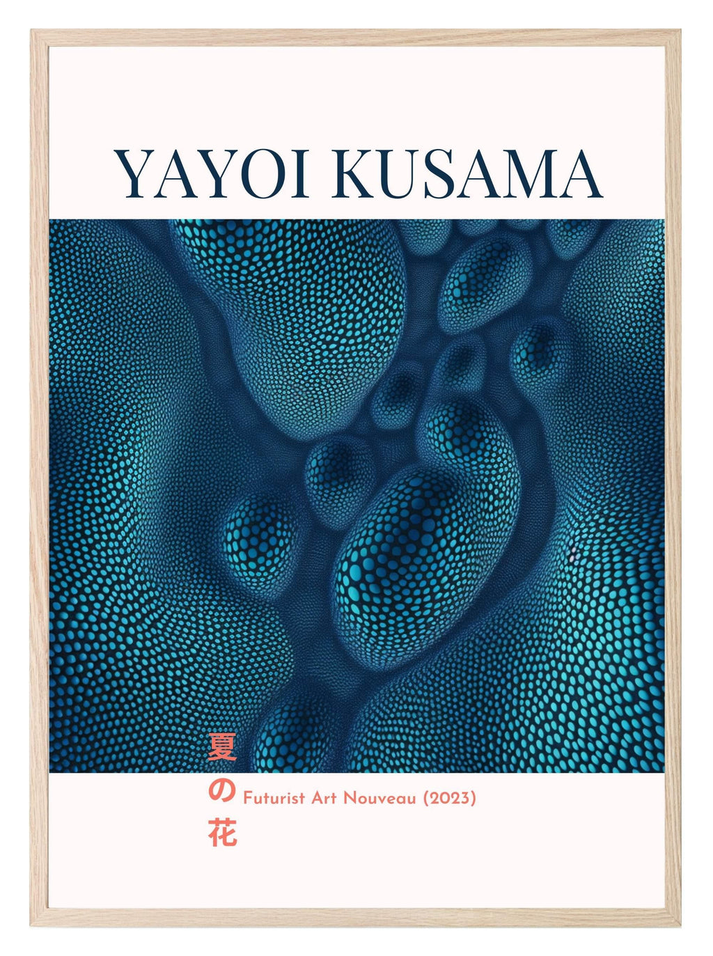 Yayoi Kusama Print | Futurist Art Nouveau Style - Larosier Prints