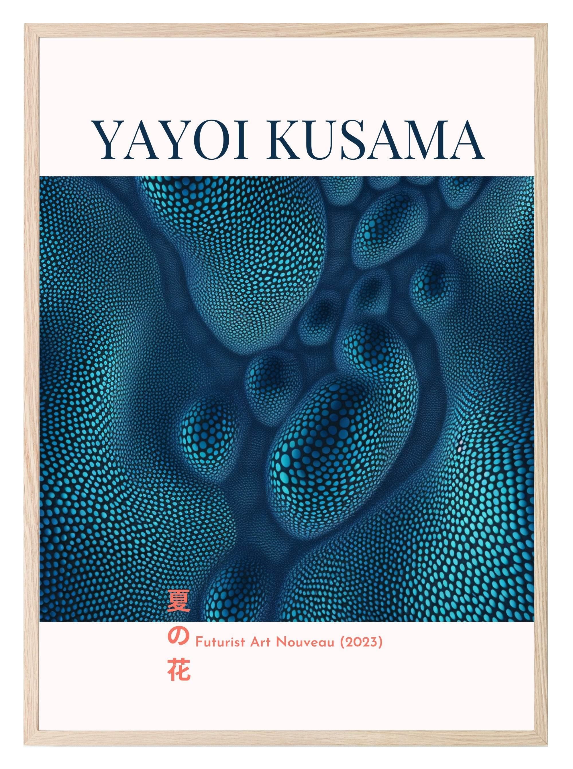 Yayoi Kusama Print | Futurist Art Nouveau Style - Larosier Prints