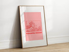 Katsushika Hokusai Print | The Great Wave in Pink | Japanese Wall Art - Larosier Prints