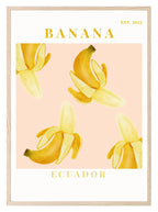 Banana Ecuador Print | Tropical Fruit Wall Art - Larosier Prints