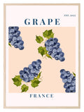 Grape France Print | Fruit Wall Art - Larosier Prints