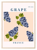 Grape France Print | Fruit Wall Art - Larosier Prints