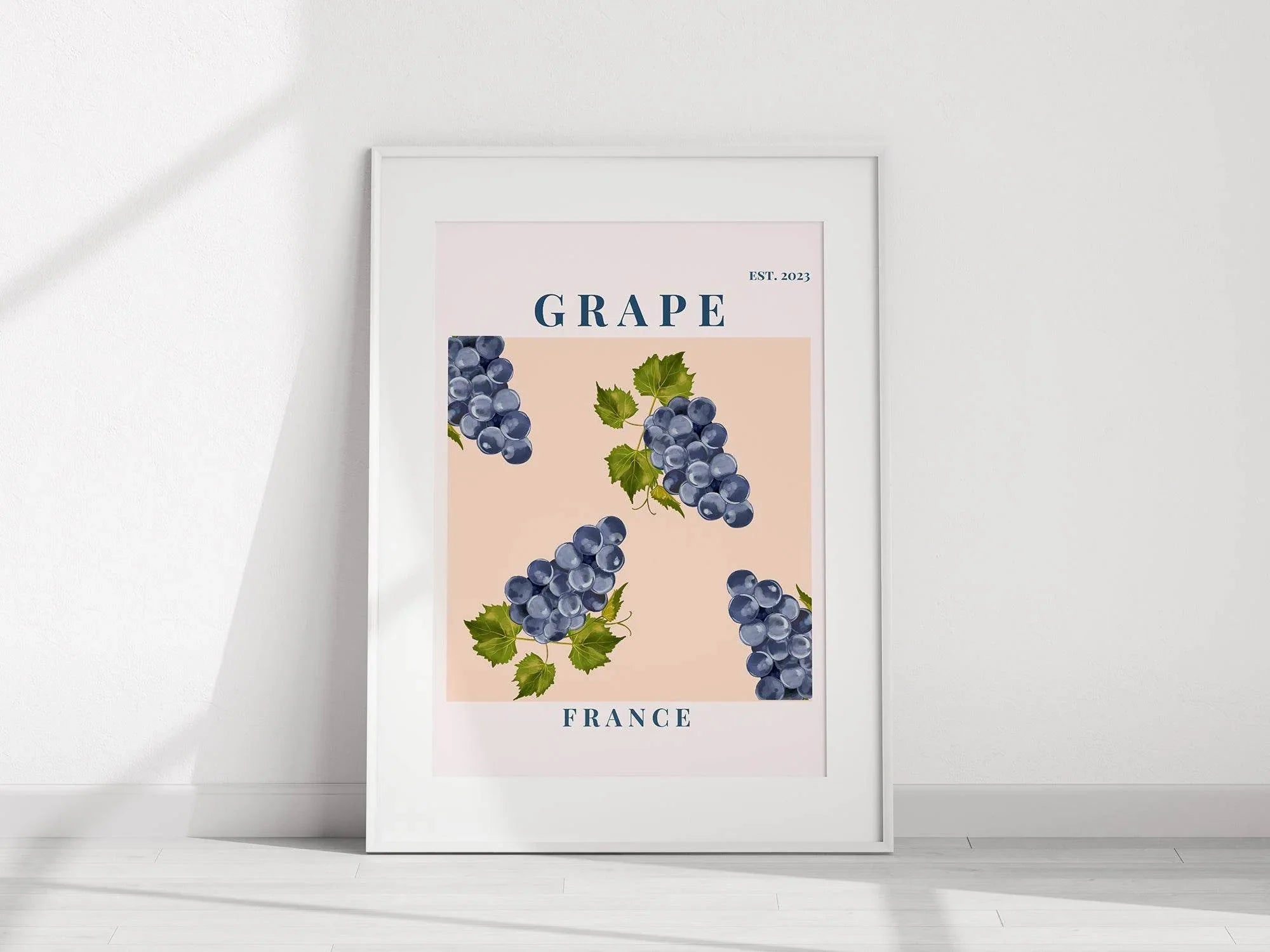 Grape France Print | Fruit Wall Art - Larosier Prints