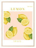 Lemon Spain Print | Bright Citrus Wall Art - Larosier Prints