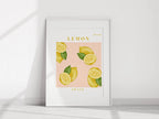 Lemon Spain Print | Bright Citrus Wall Art - Larosier Prints