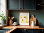 Lemon Spain Print | Bright Citrus Wall Art - Larosier Prints