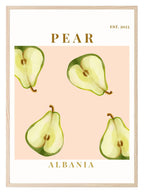 Pear Albania Print | Fruit Wall Art - Larosier Prints