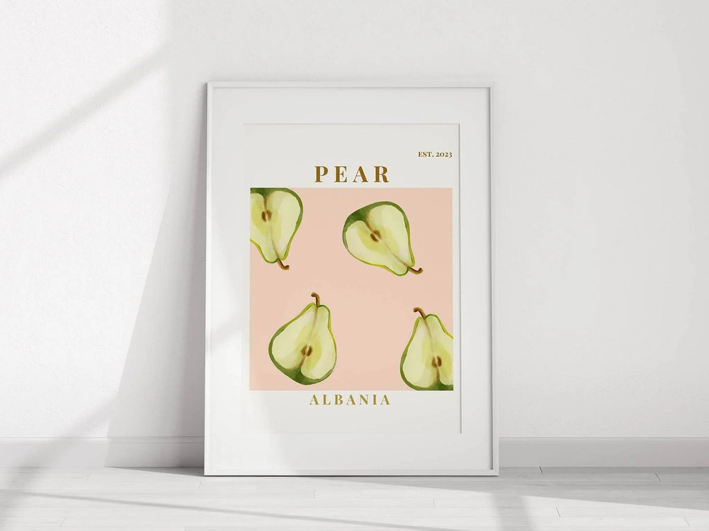 Pear Albania Print | Fruit Wall Art - Larosier Prints