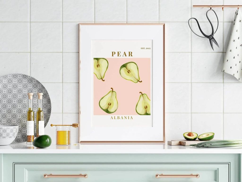 Pear Albania Print | Fruit Wall Art - Larosier Prints
