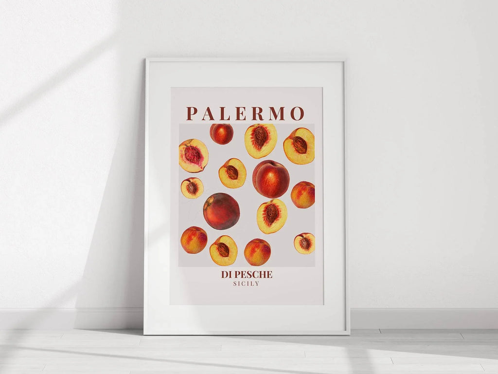Palermo Di Pesche Sicily Print | Italian Fruit Wall Art - Larosier Prints