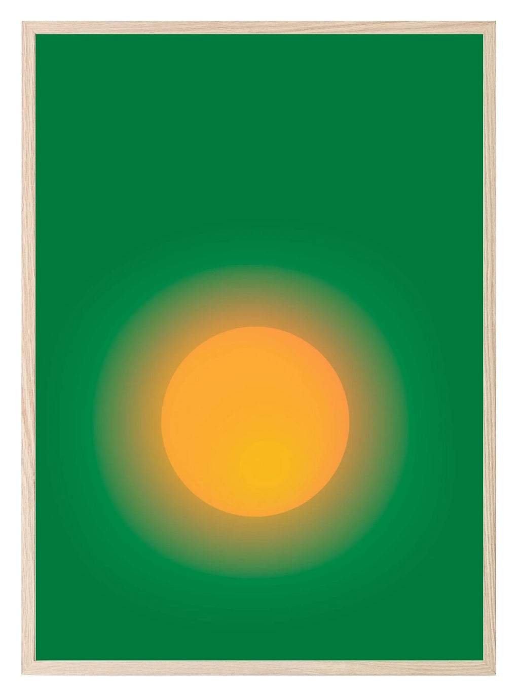 Emerald Green The Sun Print - Larosier Prints