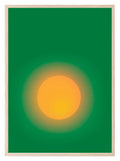 Emerald Green The Sun Print - Larosier Prints
