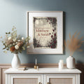 Moon & Rose personalised Forever Print, product photo 1