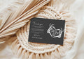 Gothic Thank You Wedding Party Cards | Pack of 10 - Larosier Prints