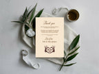 The Lovers Tarot Personalised Thank You Cards | Beige, White or Charcoal