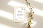 Dark Romance Vintage Moth Wedding Thank You Cards | Pack of 10 | 19. Thank you