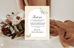 Dark Romance Vintage Moth Wedding Thank You Cards | Pack of 10 | 19. Thank you 2