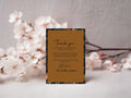 Moody Floral Wedding Thank You Cards | Pack Of 10 A6