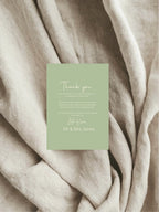 Willow Thank You Wedding Party Cards | Pack of 10 - Larosier Prints