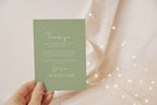 Willow Thank You Wedding Party Cards | Pack of 10 - Larosier Prints